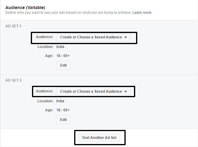 7 Facebook audience split testing