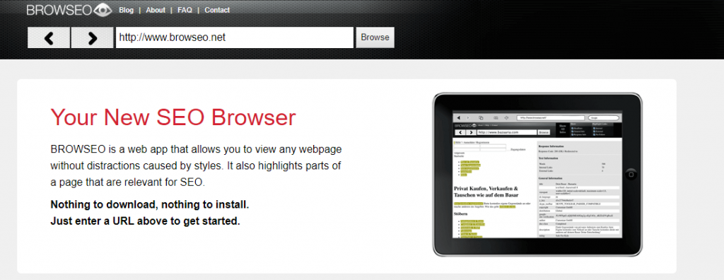 Browseo - SEO tool